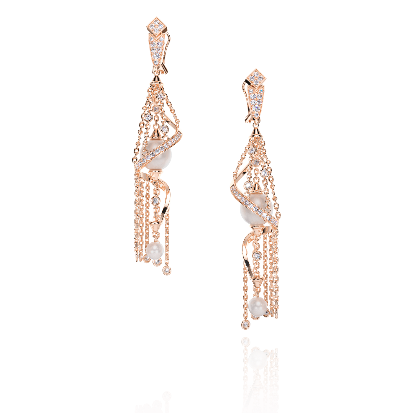 Boucles d’oreilles Perles Akoya