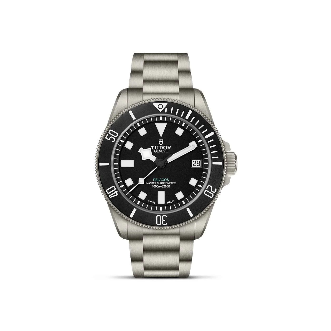 Montre TUDOR Pelagos Ultra, lunette tournante unidirectionnelle, bracelet en titane
