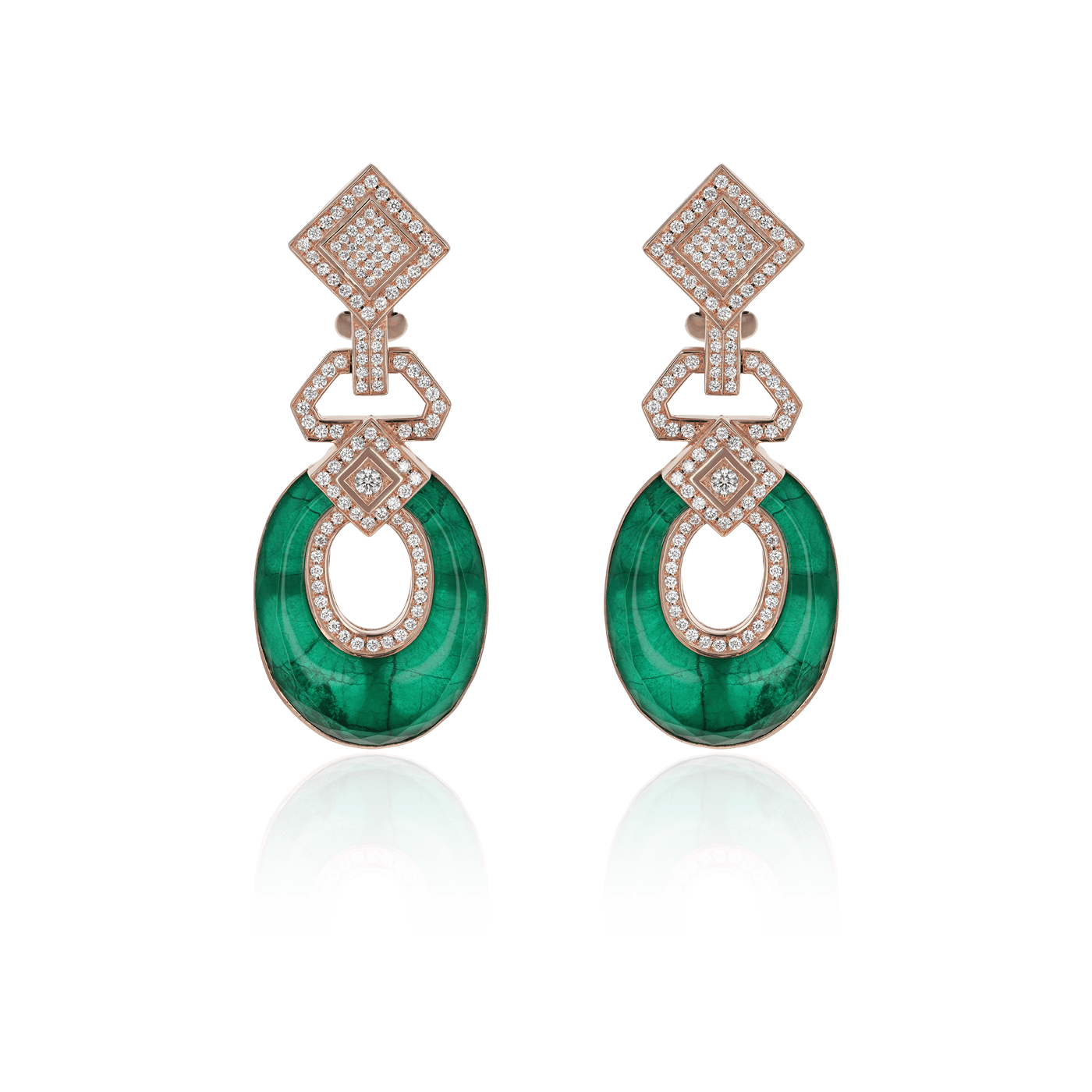 Boucles d’Oreilles Colors of Morocco Couleur Émeraude