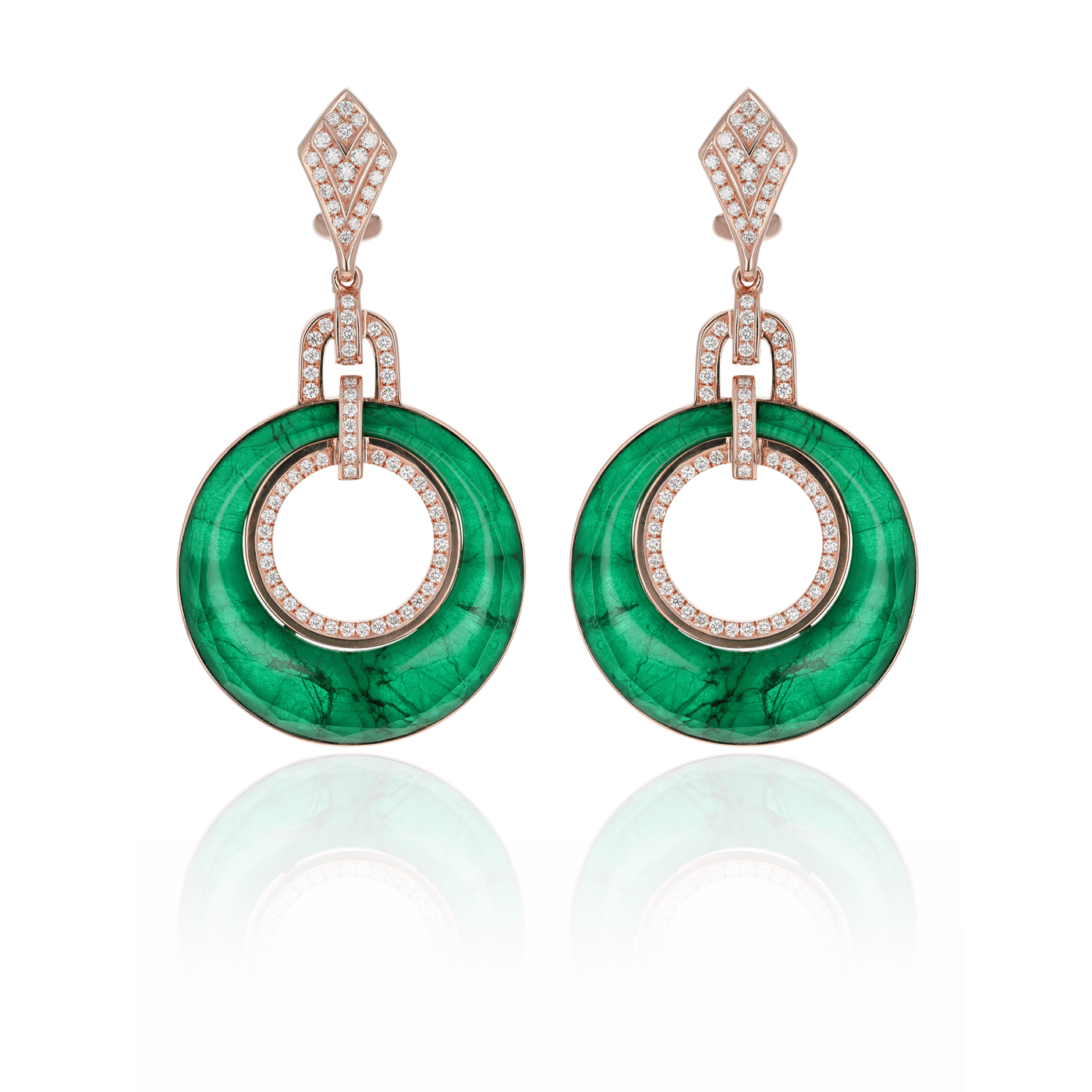 Boucles d’Oreilles Colors of Morocco Couleur Émeraude