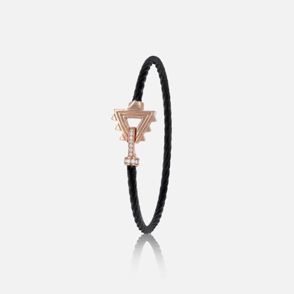 Bracelet Amazigh Acier Noir