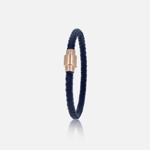 Bracelet Cuir Bleu