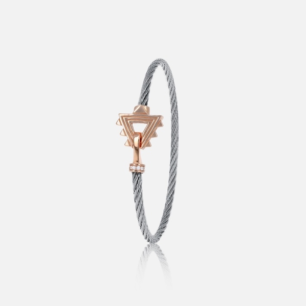 Bracelet Amazigh Acier Gris