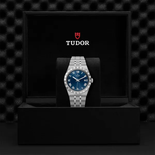 Montre TUDOR Royal boîtier en acier 38 mm, cadran bleu