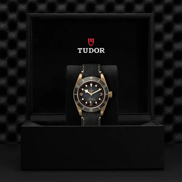 Montre TUDOR Black Bay Bronze boîtier en bronze 43 mm, bracelet en cuir noir