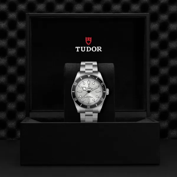 Montre TUDOR Black Bay 68, boîtier en acier, 43 mm, cadran argenté