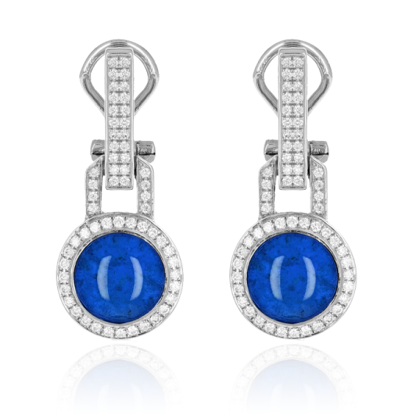 Boucles d’Oreilles Colors of Morocco Couleur Saphir