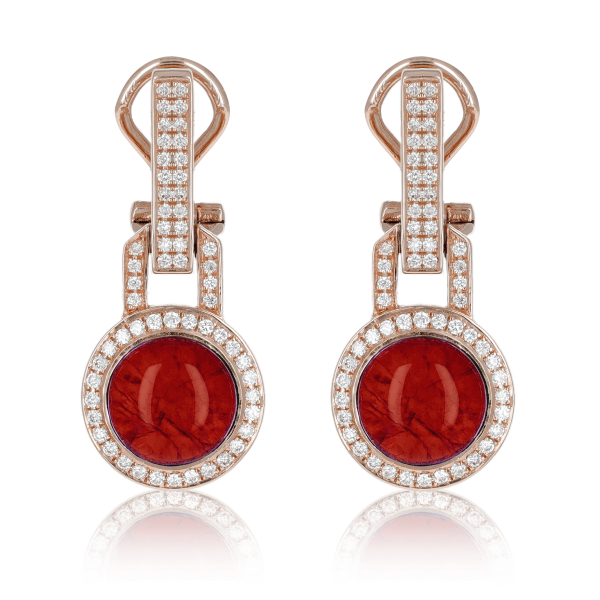 Boucles d’Oreilles Colors of Morocco Couleur Rubis