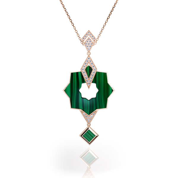 PENDENTIF MUSEUM ETOILE MALACHITE