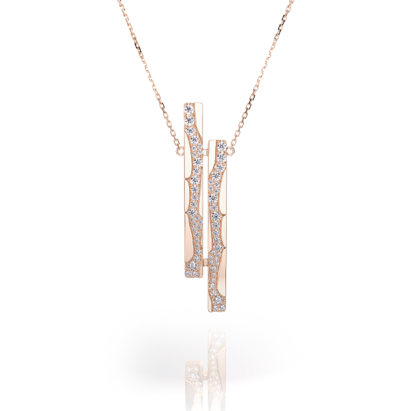 Pendentif Ruisseau de Diamant Chute