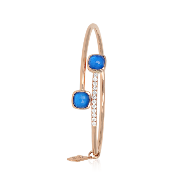 Bracelet Croisé Couleur Apatite